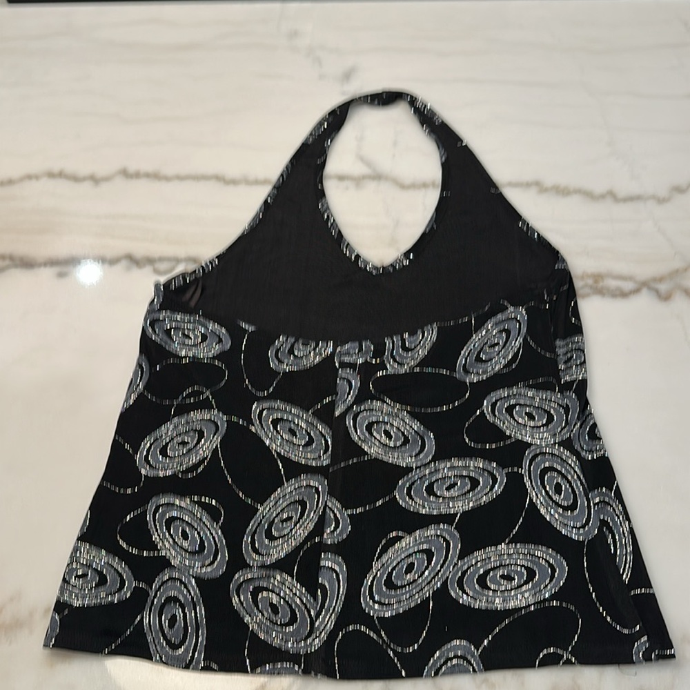 Onyx Nite Black and Silver Camisole - Picture 2 of 3